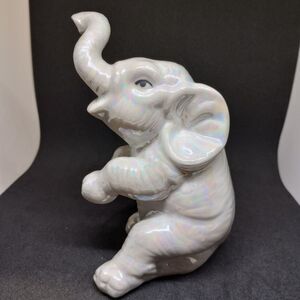 White Elephant Figurine